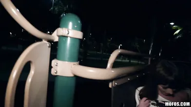 Fly girl slobbers on B-boy's cock