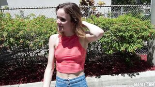 Hot teen slut gets fucked while on the phone