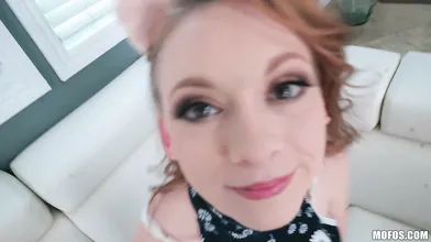 Cock-worshiping teen brunette Athena Rayne fucking Alex Legend