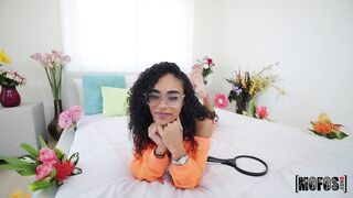 Cute Mixed-Race Florida Gal wrestles Cock in POV