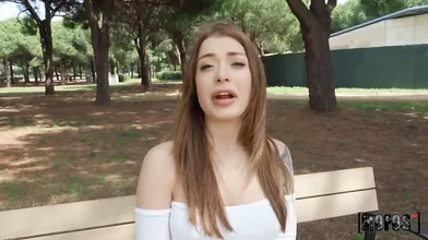 10/10 Titties w POV Jordi on the Bench