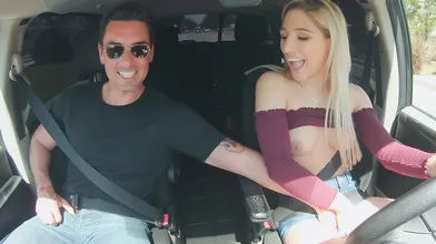 Pornstar Abella Picks up Strangers on the Street?!