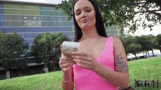 Russian Photomodel Sasha Sparrow's Public POV Flash
