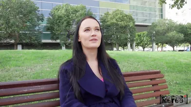 Russian Photomodel Sasha Sparrow's Public POV Flash