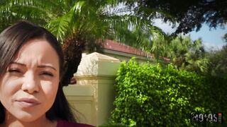 Big Ass Babe Adriana Maya Cheers up Sad Man