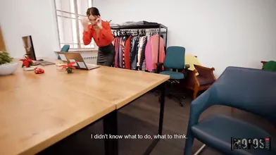 Executive Chick Saved by IT Dept. - Says Thanks in POV!