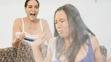 Escalating Pranks lead up to Vagitarian Pussy Licking