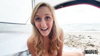 Beach Bubble Tent Banging - Sex on the Beach