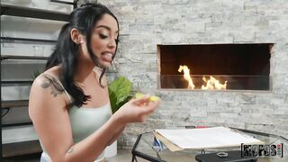 Anal POV Cumshot for Adventurous Student Vanessa Sky