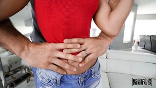 Mofos: Petite Babe Ruined by a Big Dick on XPORN with Catalina Ossa