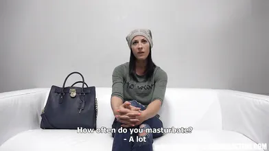 Czech babe masturbating