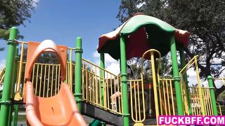 Teen Best Friends Need New Onlyfans Content And Go To A Playground