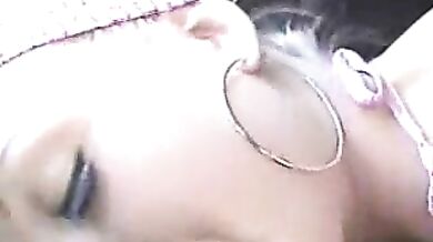 Hot Blonde Sucks Boyfriend In A Car