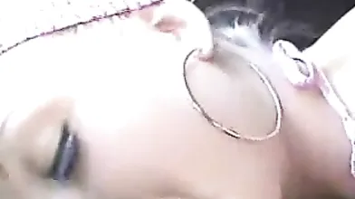 Hot Blonde Sucks Boyfriend In A Car