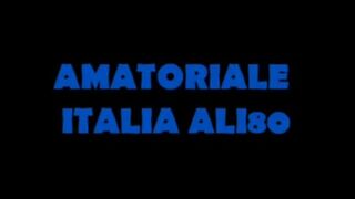 Italian amateur in the car