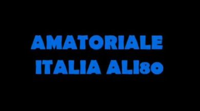 Italian amateur in the car