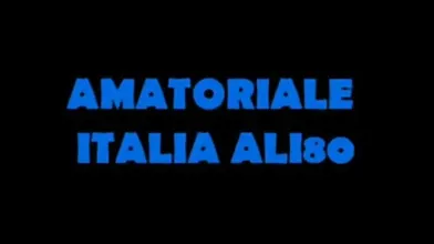Italian amateur in the car