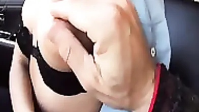 Latoya In Uniform Twat Fucked In The Car By Horny Stranger