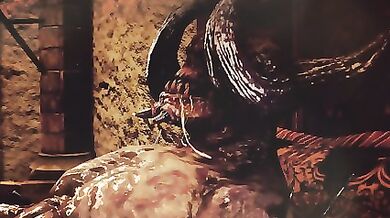 3D Fat Aliens Destroy Slim Teens! Dirty Porno!
