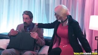 Squirter Sodomite Luna Star Snatches Briefcase