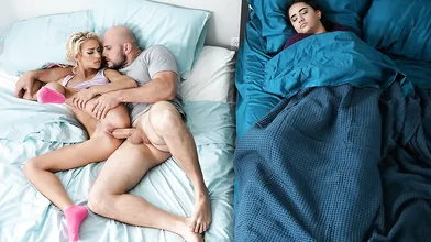 Cheating blonde cutie gets freaky with a forbidden man