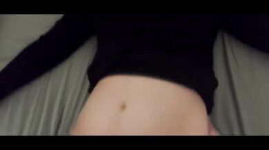 Busty Petite Teen Gets Creampied While Riding Boyfriend
