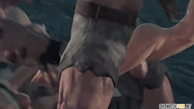 MILF Lara Croft Captured And Fucked By Cave Dudes