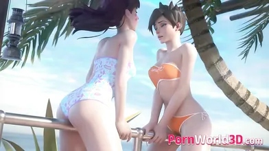 Hentai Heroes In Lesbian Fucked Sex Compilation