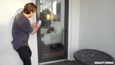 Peeping Pete finds New Neighbour Squirting all Over