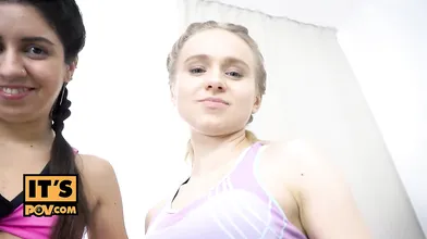 PetitePOV: Submissive teens Flora Fairy, Lina Love and Katy West on XPORN