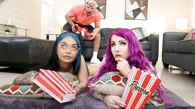 REALITY KINGS Creepy Inventor Fucks 2 Hip Teens