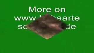 German Hairy Bitch Plays With Cucumber