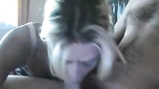 German Wife Giving A Nice Blowjob 2