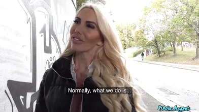 Public Outdoor Oral with Custom Built Blondie