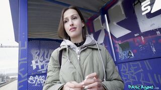 Fake Stationmaster Scores Real Amateur Tittes & Pussy