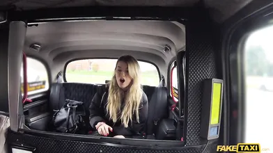 Misha Cross pays for her cab with her cute booty