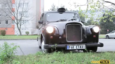 Misha Cross pays for her cab with her cute booty
