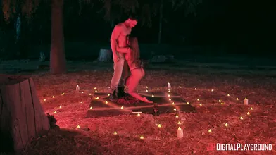 Satanic sex with Abigail in an abandoned forest