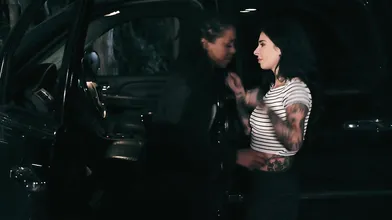 Lesbian Sex so Hot this Chick got Knocked the Fuck Out