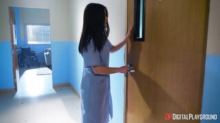 Sex Crazed Patients Scissor while Creeper watches!