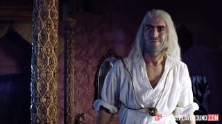 Danny D fools around as Geralt and fucks black-haired babe