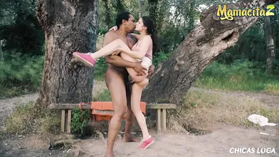 Interracial Public Sex in the Park ft. Ms. DiCaprio!