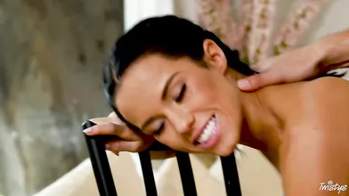 Cute brunette firmly shagged all over the place