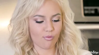Kylie Page eating ice cream then eating some dick