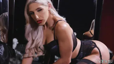 Abella Danger 69s in her Silky Smooth Lingerie