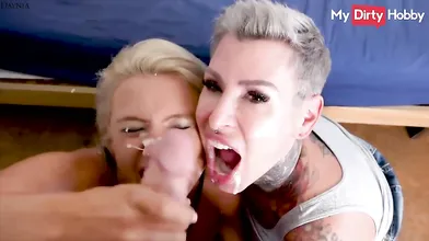 MyDirtyHobby - Cumshot Facial Compilation of Daynia