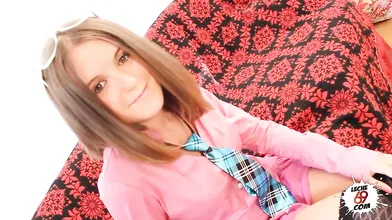 Naughty teen in glasses wants her Spanish pussy pummeled