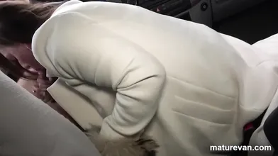 Granny handcuffs me in a van