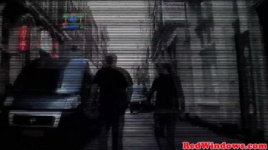 Real amsterdam prostitute swallows tourist load