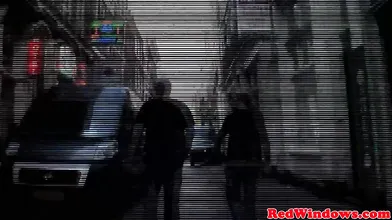 Real amsterdam prostitute swallows tourist load